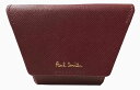 未使用 ポールスミス コインケース 小銭入れ オリガミ 折り紙 Paul Smith レザー ワイン ボルドー レッド系 本革 メンズ レディー スPaulSm...