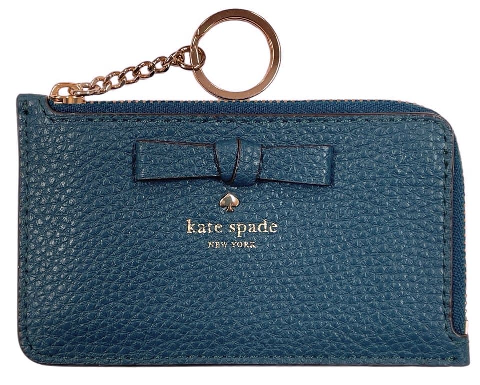 ケイトスペード カード兼用コインケース　コインケース カードケース カードホルダー レザー ネイビー ..