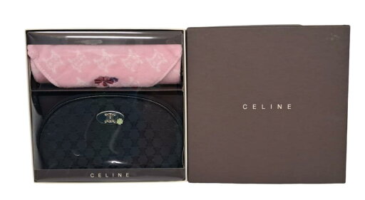 未使用 セリーヌ ポーチ ハンドタオル セット ピンク 黒 ブラック CELINE ギフト マカダム ハンカチ レディース 【中古】 未使用 セリーヌ ポーチ ハンドタオル セット ピンク 黒 ブラック CELINE ギフト マカダム ハンカチ レディース 【中古】