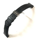 シャネル 時計用 レザー ベルト ブラック 16mm フォールディングバックル 革バンド ウォッチベルト 交換用ベルト レディース 女性用 SS ステンレス金具...