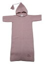 エルメス ベビー コート ニット おくるみ ピンク 馬柄 カシミヤ 100% カバーオール HERMES 【中古】