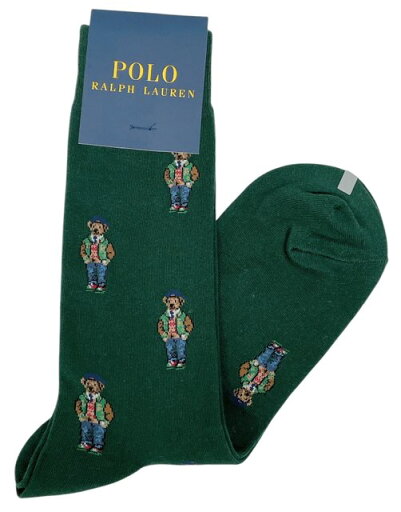 未使用 ポロ ラルフローレン ソックス メンズ 25-27cm モスグリーン ベア 靴下 緑 クルー丈 ナイガイ 紳士用 POLO RALPH LAUREN ポロベア 【中古】 未使用 ポロ ラルフローレン ソックス メンズ 25-27cm モスグリーン ベア 靴下 緑 クルー丈 ナイガイ 紳士用 POLO RALPH LAUREN ポロベア 【中古】