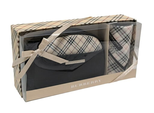 未使用 バーバリー ポーチ ハンカチ セット キャンバス チェック レディース ブラック 黒 ベージュ BURBERRY ギフト 【中古】 未使用 バーバリー ポーチ ハンカチ セット キャンバス チェック レディース ブラック 黒 ベージュ BURBERRY ギフト 【中古】