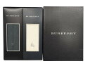 未使用 箱入り バーバリー ソックス 紳士 靴下 25-26cm 25-27cm グレー ホワイト 2足セット BURBERRY ワンポイント刺繍 無地リブ ク...