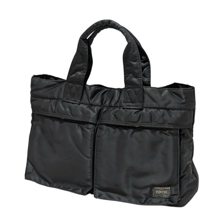 ポーター トートバッグ タンカー 手提げ ブラック 吉田かばん ブラック 黒 トート PORTER メンズ レディース 【中古】のサムネイル