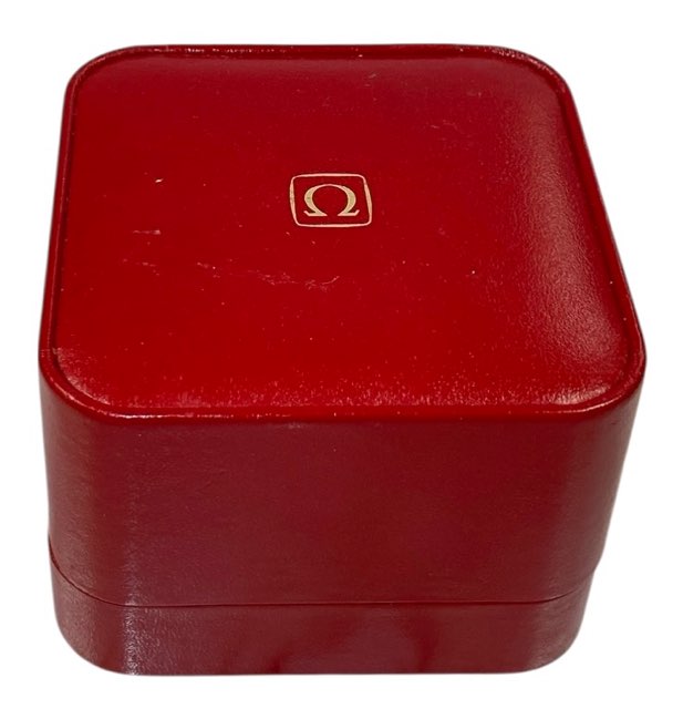 オメガ 時計用 アンティーク ディスプレイケース BOX 箱 箱のみ 空箱 時計ケース ボックス OMEGA レッド 【中古】