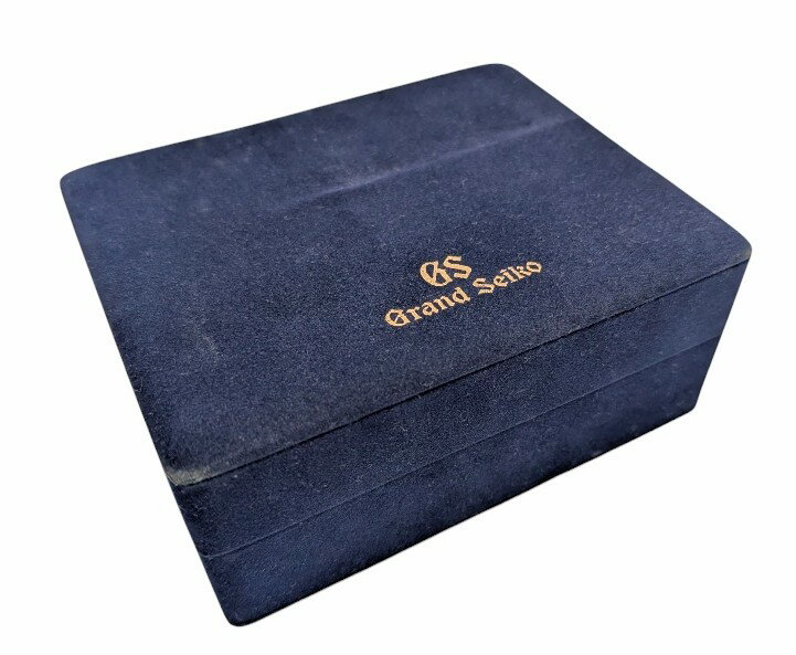 グランドセイコー Grand Seiko 空箱 腕時計用ヴィンテージ アンティーク ボックス BOX ネイビー 【中古】