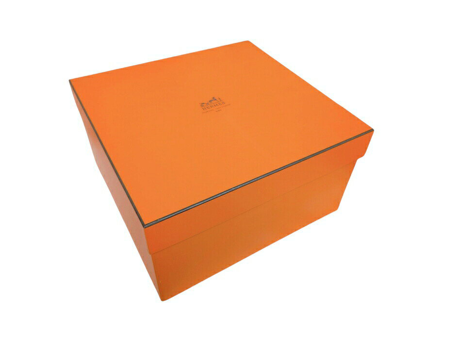 樂天商城 - エルメス 箱 バッグ用 41×39×22cm　オレンジ　ボックス　空箱　化粧箱　バーキン用 空き箱 BOX　【中古】