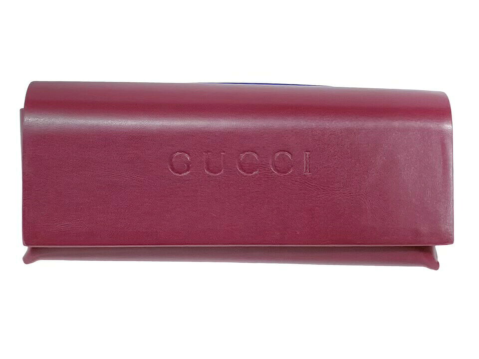 グッチ メガネケース サングラスケース　メンズ レディース ボルドー めがねケース 眼鏡ケース GUCCI　メンズ　レディース　【中古】