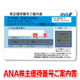 ANA株主優待券【有効期限2024/05/31迄】出張に☆ビジネスに☆航空券のお得購入に☆GW・お盆・年末年始に☆ANA/全日空【JALに乗りたいときはJAL株主優待券も取扱いしています♪】