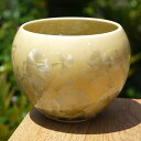 京焼 清水焼 花結晶お茶呑み茶碗 黄単品