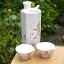 京焼 清水焼 高山寺うぐいす酒器セット 赤 12,000円