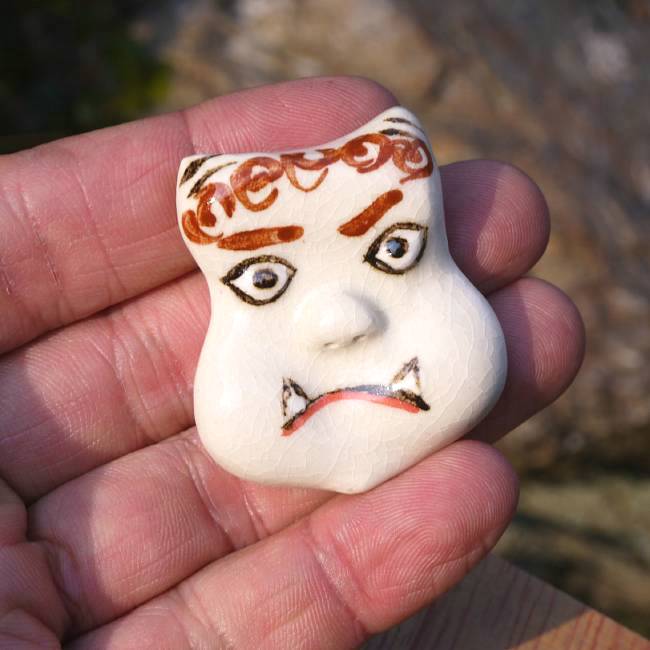 京焼 清水焼 箸おき 福鬼 単品の紹介画像2