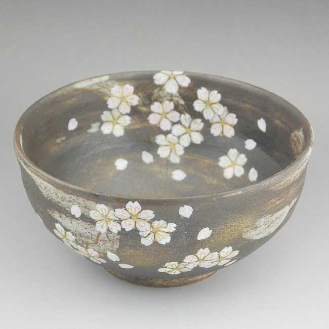 乐天商城 - 京焼 清水焼 花かがり菓子鉢　八幡