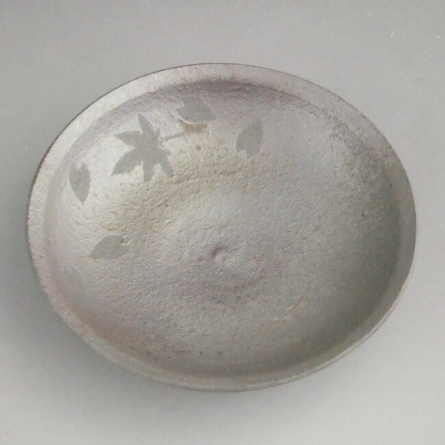 京焼 清水焼 黒陶雲錦大盃 月夜見