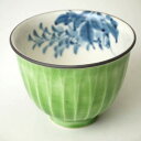 京焼 清水焼 花交趾お茶呑茶碗 藤