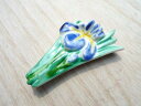 京焼 清水焼 花菖蒲箸置き 青単品