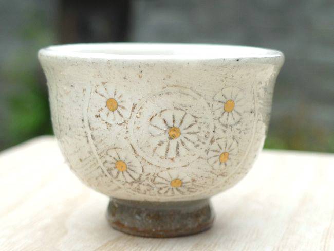 京焼 清水焼 俵手金彩煎茶碗 単品の紹介画像2