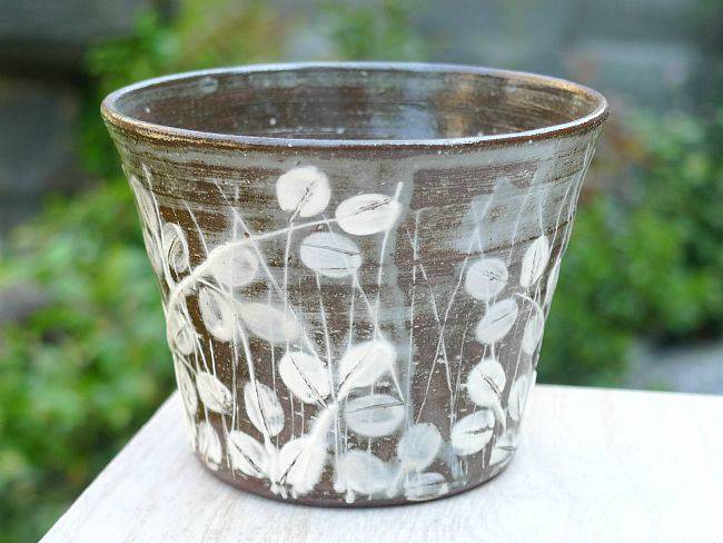 京焼 清水焼 萩がさね蕎麦猪口のサムネイル