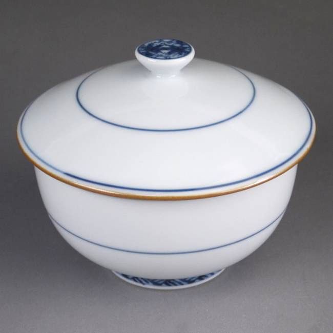 京焼 清水焼 つまみ雲錦蓋付汲出碗　単品　京泉