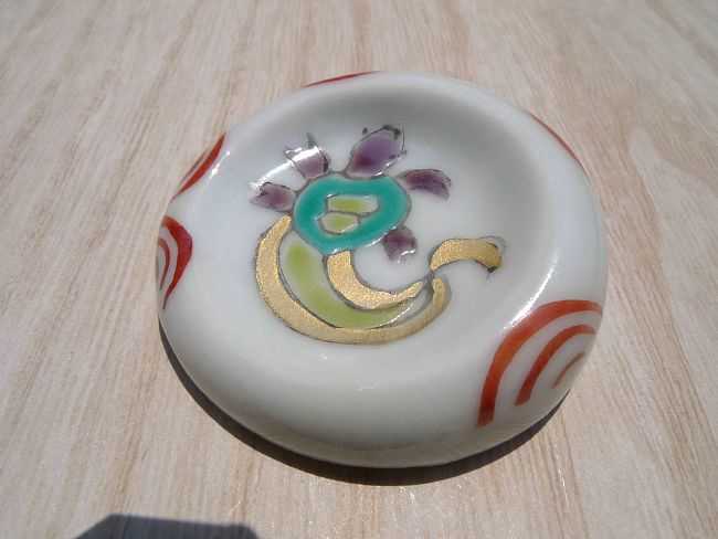 乐天商城 - 京焼 清水焼 ことほぎ箸置き亀　単品