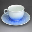 京焼 清水焼　花結晶コーヒー茶碗