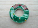 京焼 清水焼 箸置き クリスマスリース 赤単品
