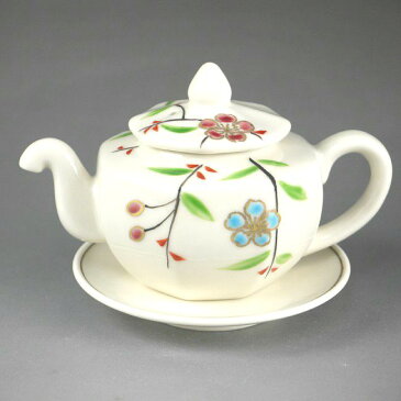 京焼 清水焼 たれない醤油差し 色絵桜