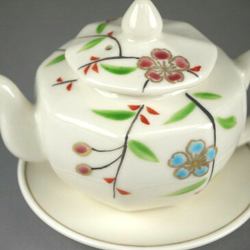 京焼 清水焼 たれない醤油差し 色絵桜