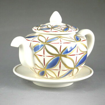 京焼 清水焼 たれない醤油差し 色絵七宝