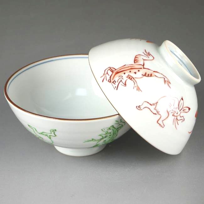 乐天商城 - 京焼 清水焼 色絵高山寺夫婦茶碗 貴史