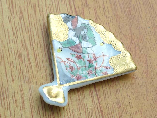 京焼 清水焼 源氏物語箸置き 蛍単品