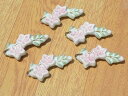 京焼 清水焼 桃の花箸置きセット