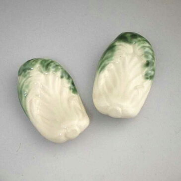 京焼清水焼 白菜箸置き 単品 松斎