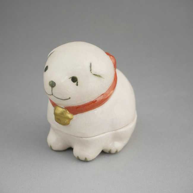 京焼 清水焼 干支戌 香合 桂楽 [2]