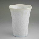 京焼 清水焼 花結晶フリーカップ 陶あん 白
