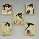 京焼 清水焼 浮世絵箸置きセット 安徳