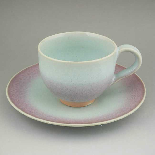 京焼 清水焼 月白コーヒー茶碗　大日のサムネイル