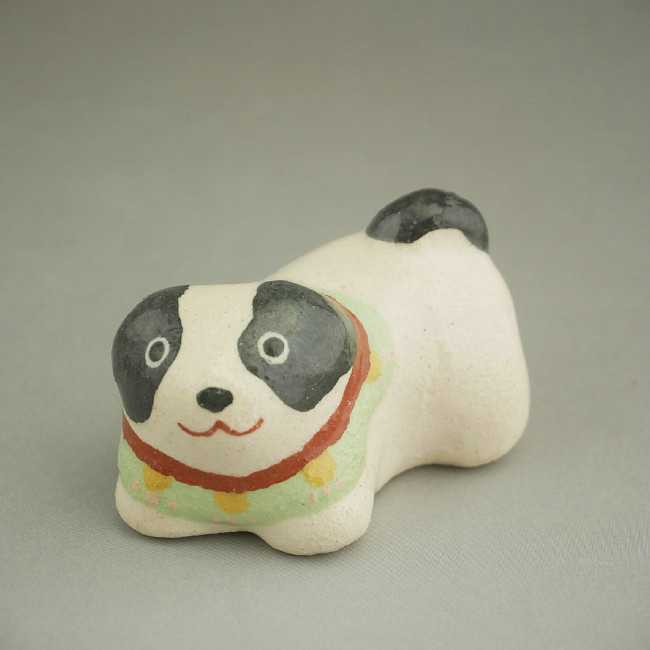 京焼 清水焼 狆箸置き 楽入単品