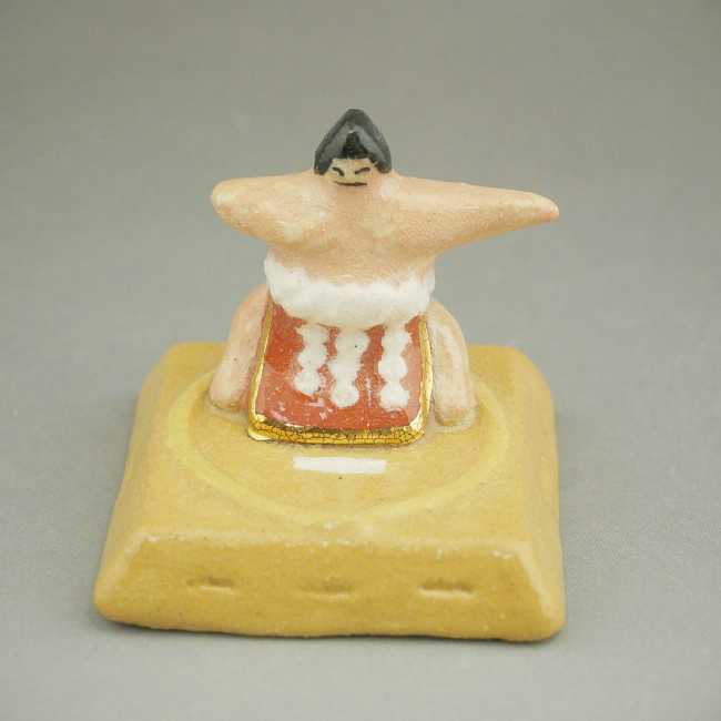 京焼 清水焼 お相撲さん箸置き 楽入単品