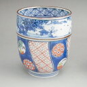 京焼 清水焼 色絵丸紋夫婦湯呑 昭阿弥 大単品