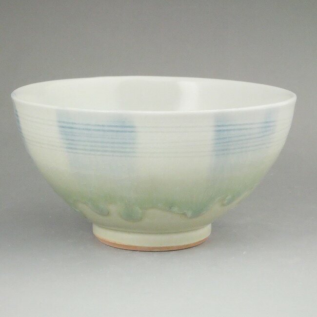 京焼 清水焼 釉藍ご飯茶碗　大日　大単品