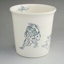 京焼 清水焼 鳥獣戯画フリーカップ 陶仙