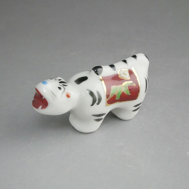 乐天商城 - 京焼 清水焼 干支寅松竹梅箸置き　紫泉　赤単品