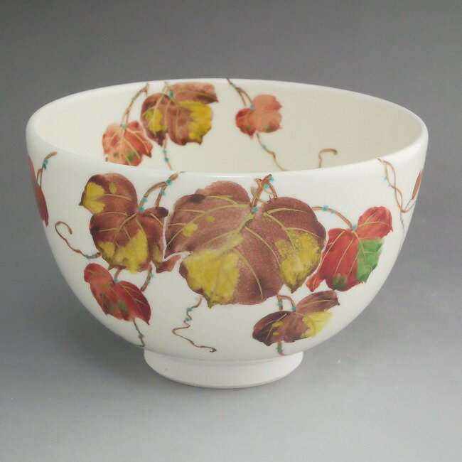 京焼 清水焼 蔦（つた）抹茶茶碗　昇のサムネイル