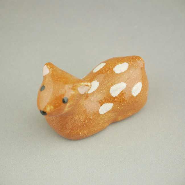 京焼 清水焼 鹿箸置き 楽入単品の紹介画像3