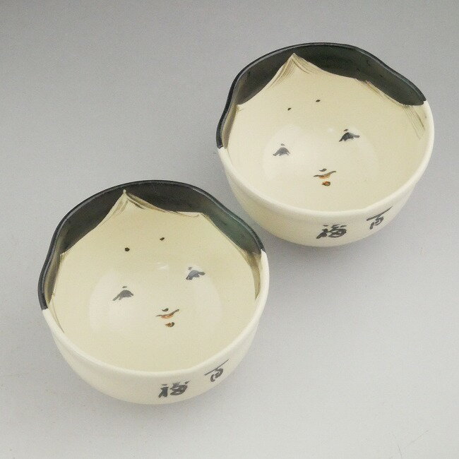 京焼 清水焼 お福汲出碗 与し三 中 単品の紹介画像3