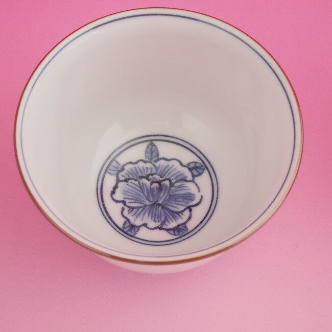 京焼 清水焼 染花紋汲出碗 鳳山 単品の紹介画像2