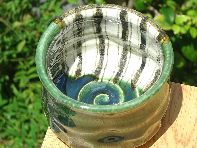 京焼 清水焼 おりべお茶呑茶碗 B柄 陶化の紹介画像3