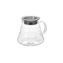 ハリオ HARIO V60 レンジサーバー 600 クリア /日本製 国産品 ガラス製 コーヒーポット コーヒーサーバー 珈琲 コーヒー 目盛り付き 計量 円錐...